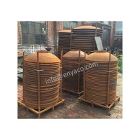 Brasero circulaire en acier Corten de 80 cm pour jardin, patio et extérieur – Barbecue et foyer en métal – Vente en gros à prix abordable