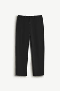 Pantalon long kaki pour homme, coupe slim, taille mi-haute, non extensible, formel, en spandex/coton, lavage à l'eau de Javel - Routine Vietnam - Product Image 4