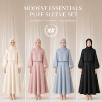 Ensemble deux pièces personnalisé pour femme : Crop top et jupe midi sans manches, OEM ODM, marque privée, tenue musulmane modeste, plissé plumes d'été