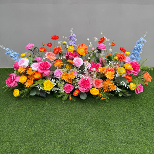 Composizione Floreale Artificiale Primaverile con Fiori Selvatici per Corridoio Nuziale, Tavolo degli Sposi e Sfondo per <span class=keywords><strong>Sposa</strong></span>, Decorazione per Feste di Compleanno - Product Image 1