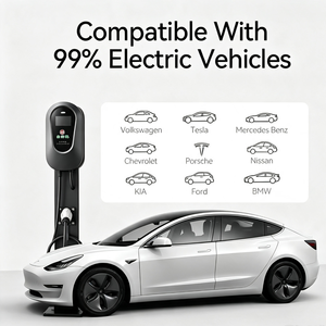 Estación de Carga para Vehículos Eléctricos de 7kW, 11kW y 22kW, Tipo 1, Tipo 2, GB/T, Protección IP54, Control por Aplicación, Personalizable, Especificaciones para la UE y EE. UU., para Uso Residencial - Product Image 5