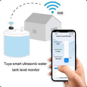 Medidor de Nivel de Agua Inteligente TLC2206 2.4GHz, Detector de Profundidad de Líquido Ultrasónico WiFi, Control Remoto por Aplicación TUYA Smart Life, IoT - Product Image 5