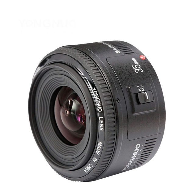 YONGNUO Lens YN35mm F/2 Large Aperture Fixed Auto Focus Lens for Canon DSLR Camera 5Ds 5Dr 7D,35mm F2