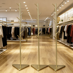MR30 forma di ramo di albero appendiabiti fabbrica vendita diretta adatta per negozi di <span class=keywords><strong>abbigliamento</strong></span> alla moda cappelliera appendiabiti - Product Image 6