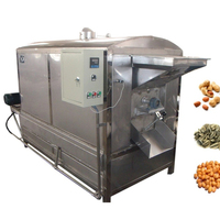 Machine automatique à torréfier les noix Torréfacteur d'arachide électrique Four à torréfaction d'arachides à gaz Commercial Haute efficacité Cashew Chestnut