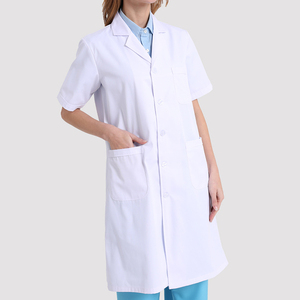 Bệnh Viện Tùy Chỉnh Trắng Áo Dài Tay Áo Của Bác Sĩ Đồng Phục Phòng Thí Nghiệm Bệnh Viện Dược Y Tế Đồng Phục Tùy Biến Phòng Thí Nghiệm Áo Khoác - Product Image 4