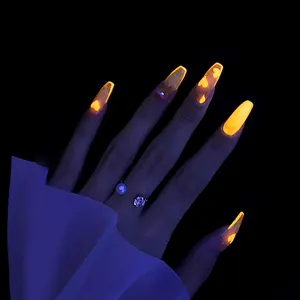 High quality oem bottle hot sale glow in the dark luminous gel nail polish