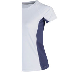 T-shirt à manches courtes col rond pour femme, style streetwear, respirant, écologique, en molleton uni 280g gris - Product Image 5