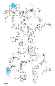Kühlmittelbehälter (Ausgleichsbehälter) für Roewe & MG Fahrzeuge - Modell 10263678/10724236 MG ERX5 PLUS & <span class=keywords><strong>MGHS</strong></span> - Product Image 4