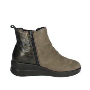 Stivaletti autunno/inverno zeppa con tacco alto scarpe con plateau traspirante cotone crescente stampato modello occidentale IV220291 - Product Image 4
