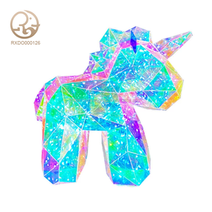 Jouet Éducatif Animal LED Cristal <span class=keywords><strong>Licorne</strong></span> Cadeaux 36cm <span class=keywords><strong>Licorne</strong></span> Avec Lumières Animal - Product Image 1