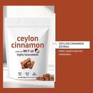 Canela de Ceilán Orgánica, 300 Cápsulas Blandas, Apoyo Energético, Cardíaco y del Metabolismo, Extracto de Planta de Canela de Ceilán - Product Image 3