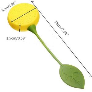 Hot Selling Food Grade Silicone Lemon Shape Tea Infuser Reusable Custom Tea Strainer Loose Leaf Tea <b>Filter</b> - Product Image 2