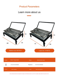 Parrilla de Carbón Giratoria de Alta Calidad <span class=keywords><strong>para</strong></span> Exteriores, Camping, Picnic y Barbacoa, <span class=keywords><strong>para</strong></span> Uso Comercial y Doméstico - Product Image 6
