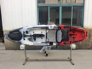 2023 Rotomold Plástico <span class=keywords><strong>Kayak</strong></span> Deporte Pesca <span class=keywords><strong>Kayak</strong></span> Pesca Con Pedal con silla y timón - Product Image 5