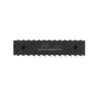 Microcontrôleur AVR 8 bits avec 32K octets de mémoire Flash programmable du système DIP-28 ATMEGA328P-PU