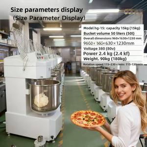 Mélangeur à spirale industriel pour la pâte à pain, mélangeur à farine, <span class=keywords><strong>pétrin</strong></span> pour boulangerie - Product Image 5