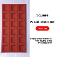 Brique creuse légère et solide en PU Jiugongge, moderne, imperméable, très tendance, pour construction artistique de murs de fond et de frontons de portes