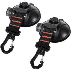 Ensemble de ventouses pour tente de voiture, crochet rotatif à 360 degrés, portable pour voyage et camping - Product Image 2