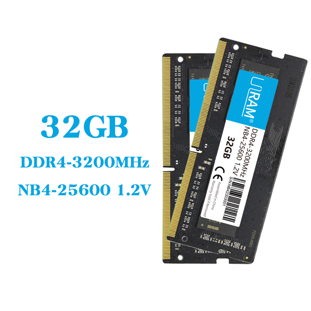 High Performance DDR4 32GB Memory Ram for Laptops 16GB 3200MHz Notebook Computer RAM in Stock