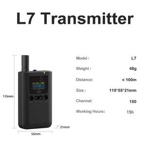 ระบบนำทางด้วยเสียงแบบไร้สายพกพา ระยะสื่อสาร 150 เมตร กันน้ำระดับ IPX-1 แบตเตอรี่ลิเธียมแบบพกพา เหมาะสำหรับสถานที่ท่องเที่ยว - Product Image 2