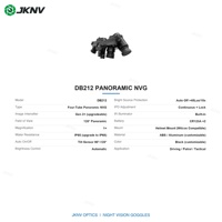 Kacamata Penglihatan Malam Panoramik 120 Derajat JKNV DB212 Gen2 Plus Empat Tabung FOV Lebar Terpasang di Helm NVG