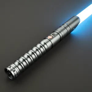 Hilt Light Sabre RGB de alumínio com infinita mudança de cor, 16 tipos de som, brinquedo FX dueling, ideal para uso em duelos, venda imperdível