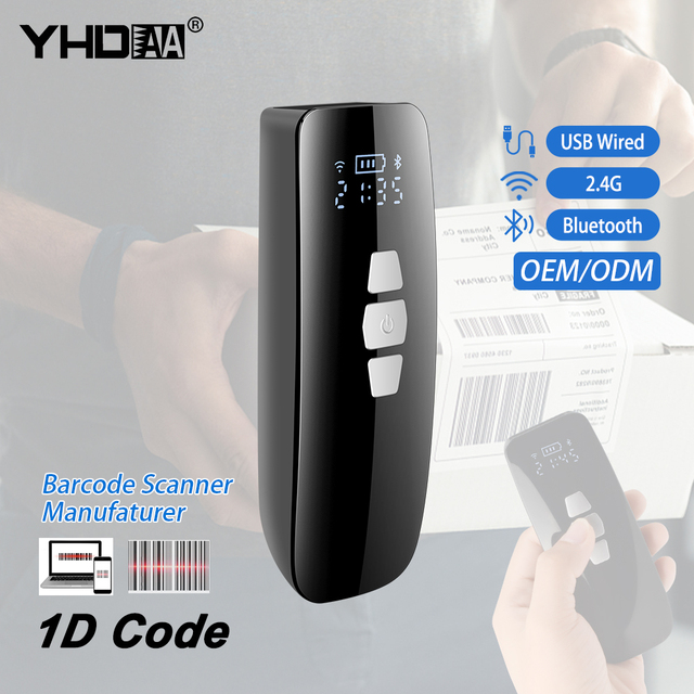 Retail Shop,Supermarket,Warehouse and Logistics Use BT Bar Code Scanner Support Customized OED ODM Lector Codigo De Barra