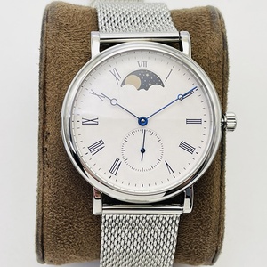 Reloj Mecánico Automático de Moda para Hombre con Función de Fase Lunar de Primera Calidad, Espejo de Zafiro, Reloj de Negocios de Alta Calidad - Product Image 1