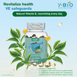 सक्रिय वयस्कों, वरिष्ठ, एथलीटों, दैनिक कल्याण, स्वस्थ उम्र बढ़ाने के लिए विटामिन ई पूरक - Product Image 2