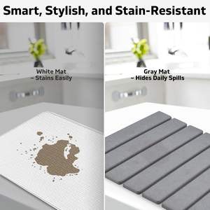 Alfombrilla de Baño de Piedra de Diatomita de Lujo, Plegable, Multifuncional, de Secado Rápido, Tallada, para Mayor Comodidad en el Baño - Product Image 5