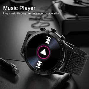 สมาร์ทวอทช์ผู้ชาย หน้าจอ HD 1.39 นิ้ว 454*454 รองรับการโทร กันน้ำ IP68 เล่นเพลง เชื่อมต่อหูฟังบลูทูธ - Product Image 4