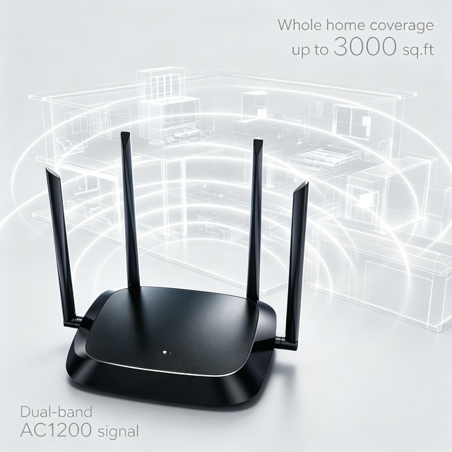 5G SIM Card Home Router with Multi-Band 2.4GHz 300Mbps Signal Stable WiFi White for Game Hall & Cinema Use