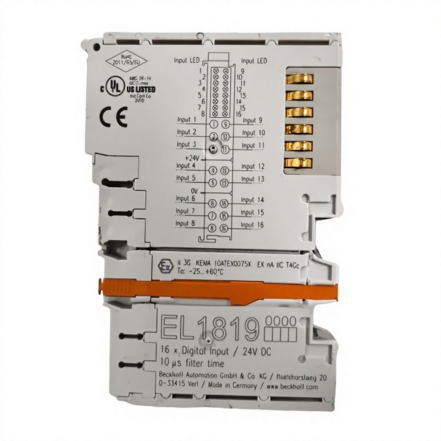 100% New Beckhoff EL1819 EtherCAT Terminal 16-channel Digital Input 24VDC