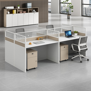 Bureau de travail en bois de luxe, postes de travail, ensemble de bureau et de chaise pour ordinateur, <span class=keywords><strong>design</strong></span> moderne, bureau pour le personnel de bureau - Product Image 2