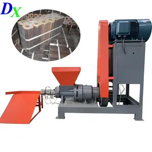 Mechanical Screw press biomass wood charcoal briquette machine kenya