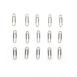 Factory Wholesale <b>Box</b> Packing 28mm Metal Desktop Binding Office Set Custom Design Strong Paper Clip - Product Image 4