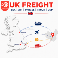 Transitaire aérien prioritaire DPS Logistics pour FBA, de Chine au Royaume-Uni, DDP porte-à-porte, agent de fret