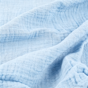 Tissu en mousseline <span class=keywords><strong>de</strong></span> <span class=keywords><strong>coton</strong></span> <span class=keywords><strong>double</strong></span> couche écologique <span class=keywords><strong>de</strong></span> 135 cm <span class=keywords><strong>de</strong></span> large, couleur personnalisable, idéal pour les plaids - Product Image 6