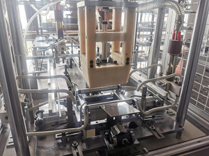 Xuanhai tự động giấy kraft Hộp Ăn Trưa làm máy động cơ động cơ PLC lõi thực phẩm carton các tông hình thành máy đóng gói - Product Image 4