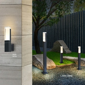 Lampe solaire LED pour pelouse, lampadaire de jardin extérieur, aluminium noir, abat-jour en verre, IP65 résistant à l'eau, lumière du jour 5000K, détection de mouvement 60 - Product Image 5