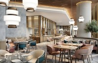Ensemble de chambre à coucher d'hôtel moderne haut de gamme en bois massif IDM avec services de design d'intérieur 3D pour hôtels et appartements 5 étoiles