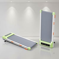 Tapis roulant électrique pliable portable pour usage domestique et commercial, inclinaison manuelle, écran LED, télécommande, vitesse 1-6 km/h, acier, cardio