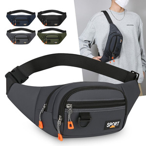 Cross Border Multifunctional Waist Bag Oxford Cloth Chest Bag Shoulder Bag For Men Outdoor Sports Travel Phone Cashier Bag - Product Image 1