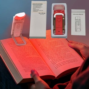 ไฟอ่านหนังสือ LED ลดราคาพิเศษ ชาร์จซ้ำได้ - โคมไฟตั้งโต๊ะข้างเตียงนอน แสงวอร์มไวท์ ถนอมสายตา ไม่กระพริบ - Product Image 1