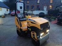 Mini Compacteur Routier 1 Tonne 2 Tonnes 3 Tonnes, Rouleau Compresseur à Moteur Diesel ou Essence 13HP pour Asphalt