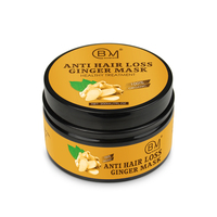 Marque privée Traitement professionnel des cheveux à la kératine Crème bio au gingembre Croissance des cheveux Masque nourrissant aux herbes pour la perte de cheveux des fourmis