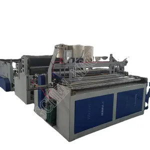 Rewinder Paper Machine Waste Paper To Toilet Tissue Paper Rewinding Slitter For Sale Napkin Paper Processing Machinery