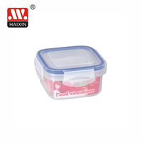 Vente chaude Haute Qualité 0.3L Asiatique Bébé Boîte À Lunch De Qualité Alimentaire Quadrate Récipient Hermétique pour Petit Stockage De Marchandises Sèches Unique