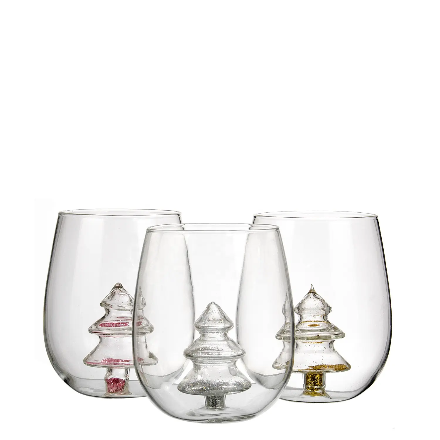 Christmas Decals for wine glasses